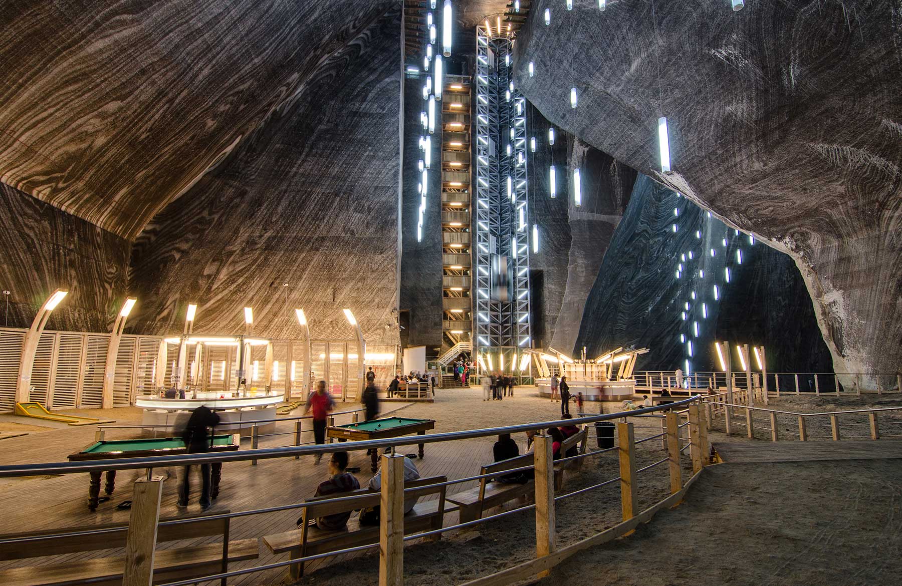 Salt Mine Amusement Park Salina Turda Salt Mine Amusement Park Salina Turda